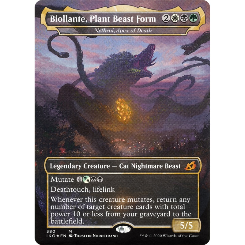 Nethroi, Apex of Death (IKO-380) - Ikoria: Lair of Behemoths / Biollante, Plant Beast Form (Borderless)