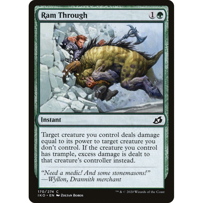 Ram Through (IKO-170) - Ikoria: Lair of Behemoths Foil