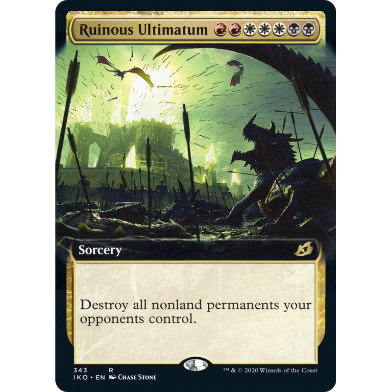 Ruinous Ultimatum (IKO-343) - Ikoria: Lair of Behemoths: (Extended Art)