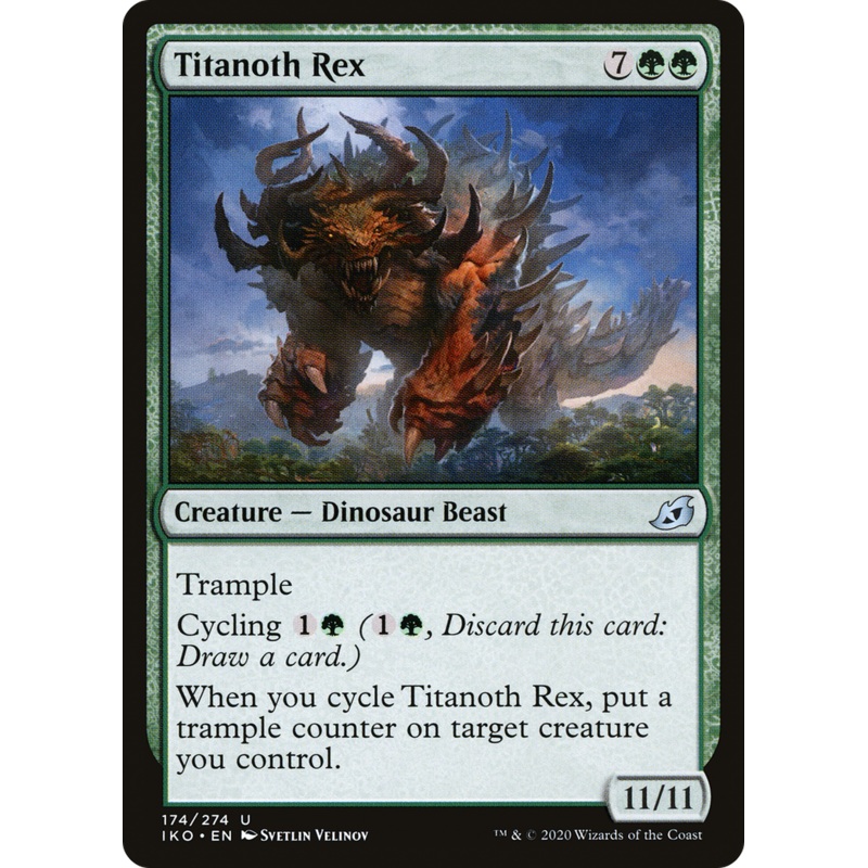 Titanoth Rex (IKO-174) - Ikoria: Lair of Behemoths Foil