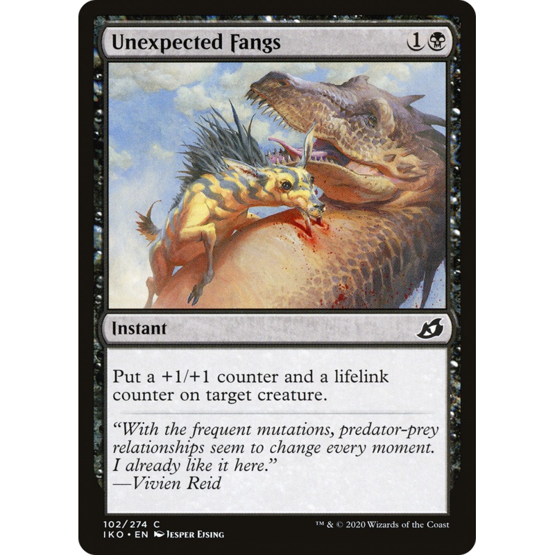 Unexpected Fangs (IKO-102) - Ikoria: Lair of Behemoths