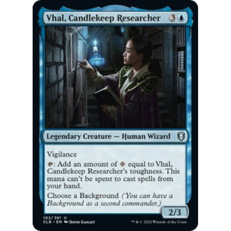 Vhal, Candlekeep Researcher [CLB - 102]