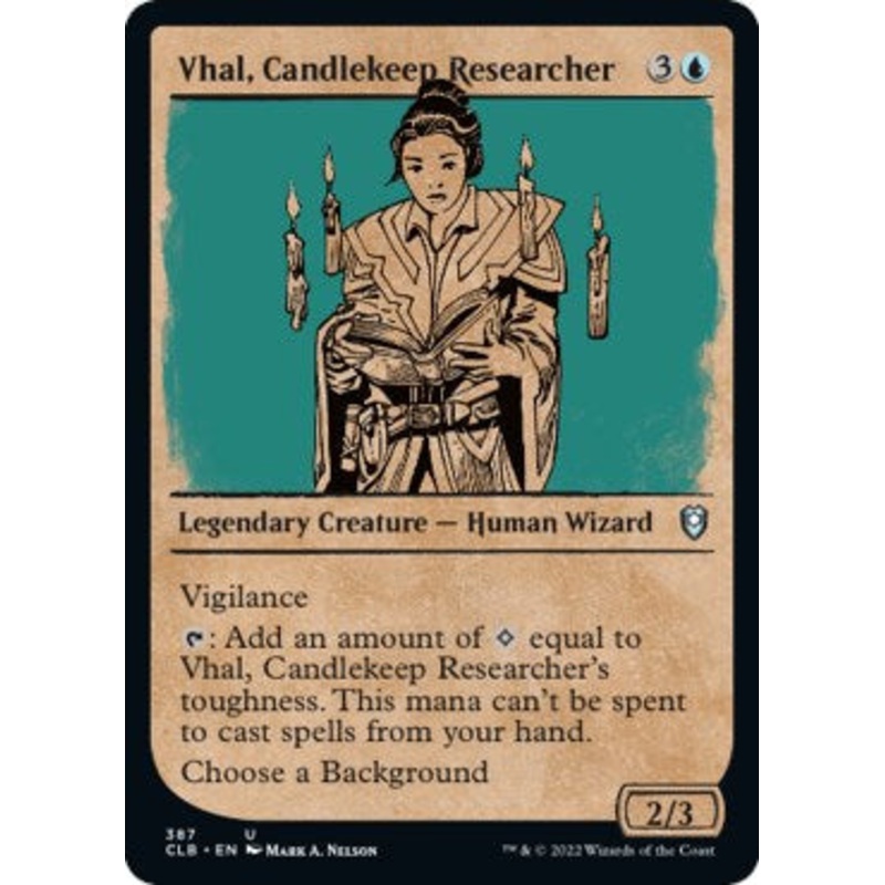 Vhal, Candlekeep Researcher (Showcase) [CLB - 387]