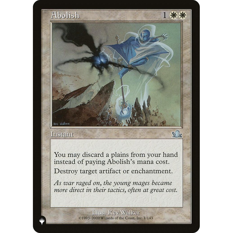 Abolish [LIST - 1/143]