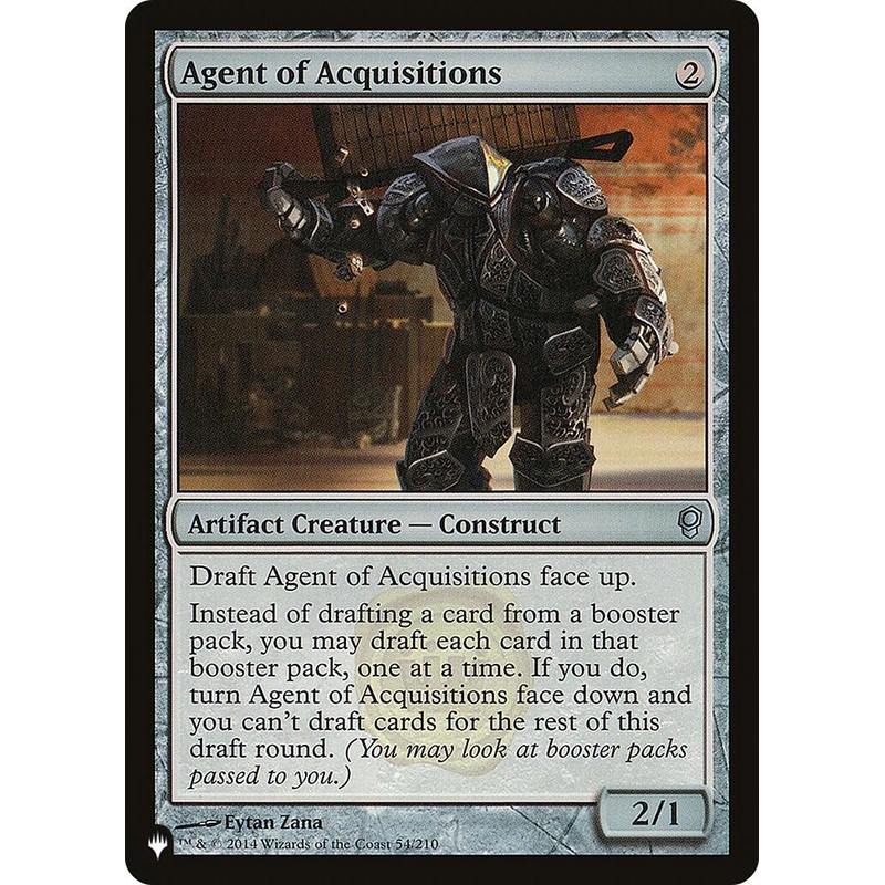 Agent of Acquisitions [LIST - 54/210]
