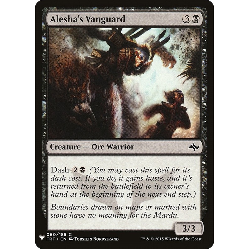 Alesha's Vanguard [LIST - 60]