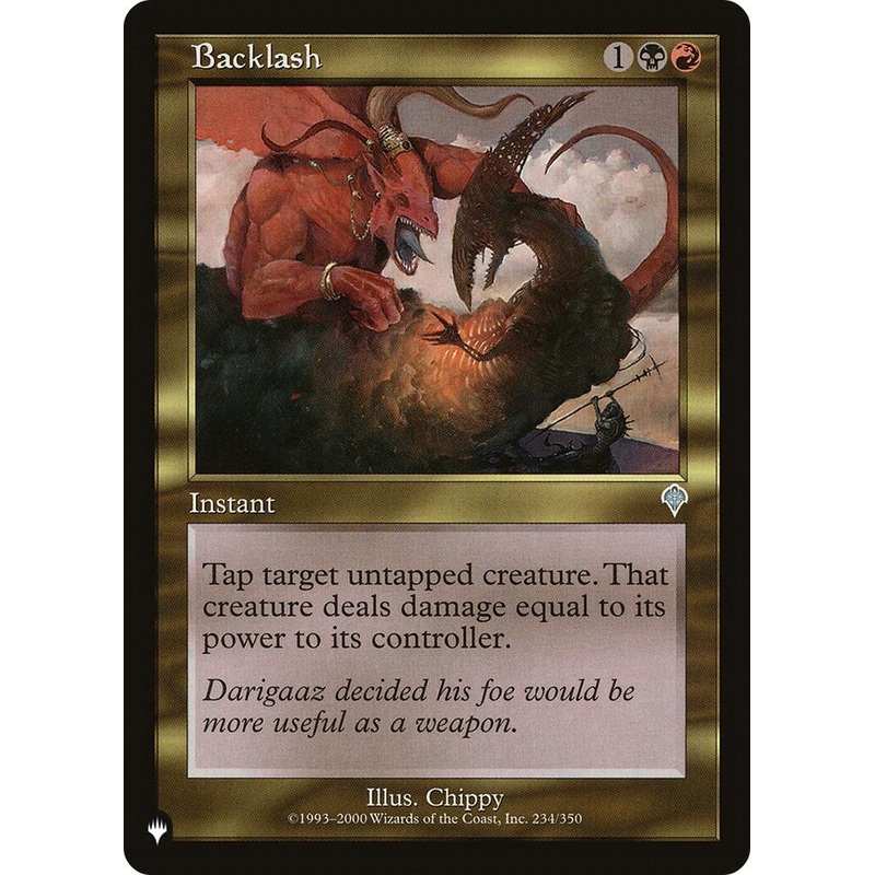 Backlash [LIST - 234/350]