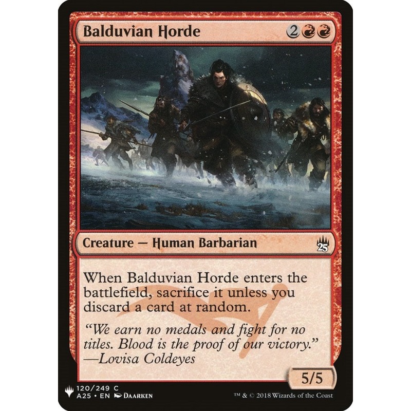 Balduvian Horde [LIST - 120]