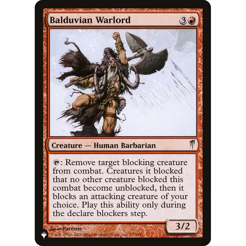 Balduvian Warlord [LIST - 77/155]