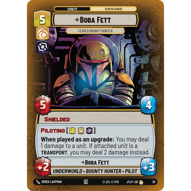 Boba Fett - Feared Bounty Hunter (Foil) [JTL-WPP - 35]