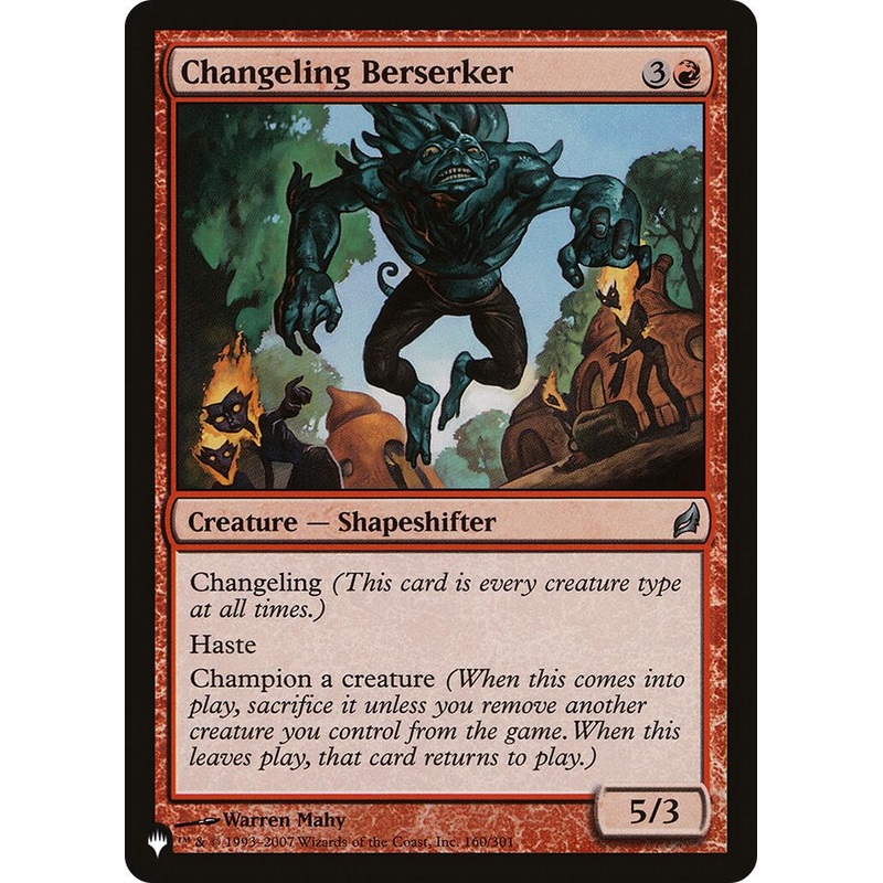 Changeling Berserker [LIST - 160/301]