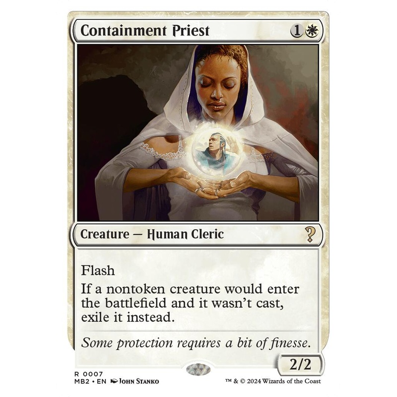 Containment Priest (White Border) [MB2 - 7]