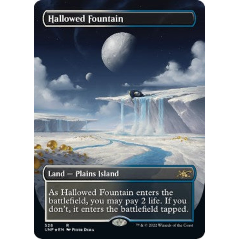 Hallowed Fountain (Borderless) (Galaxy Foil) [UNF - 528]