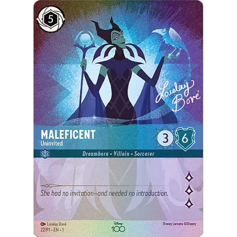 Maleficent - Uninvited (Alternate Art) [D100 - 22]