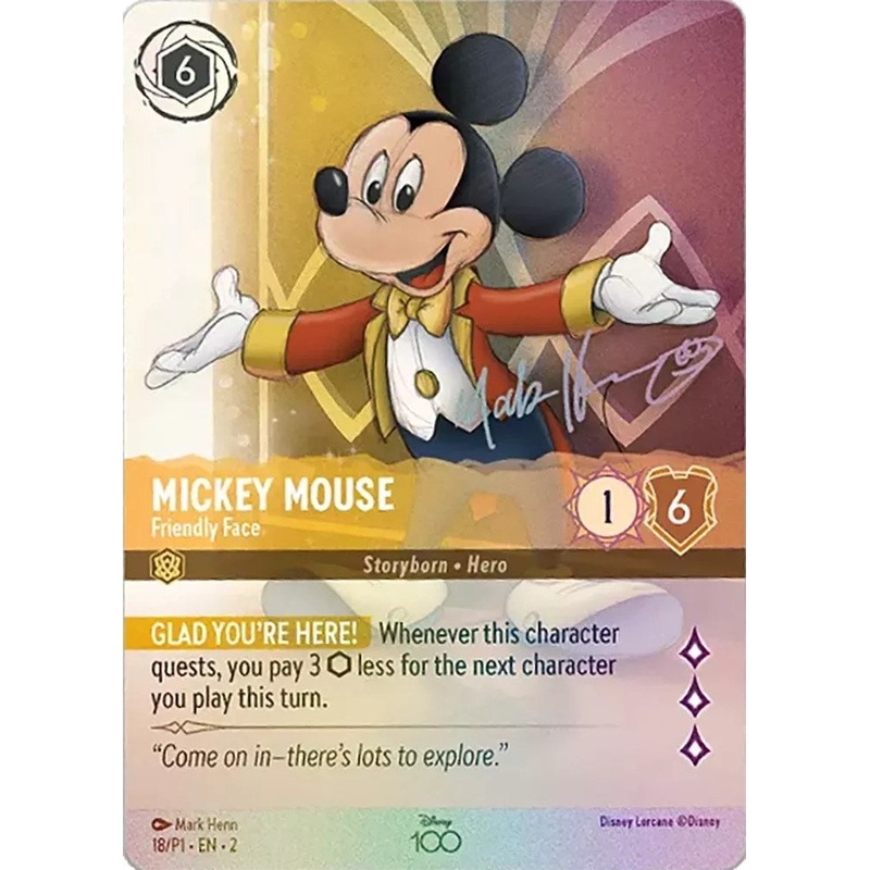 Mickey Mouse - Friendly Face (Alternate Art) [D100 - 18]