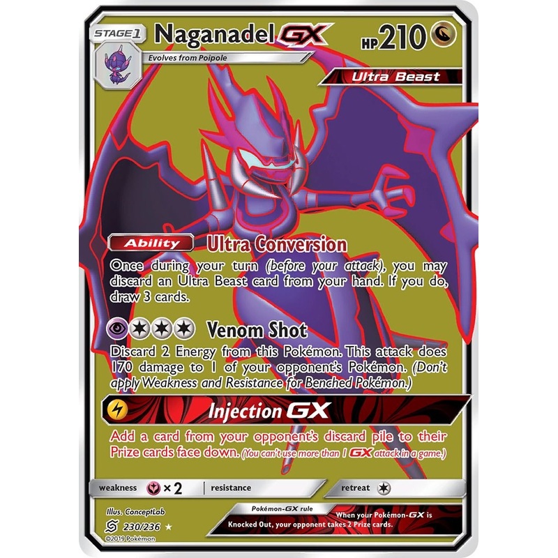 Naganadel GX (Full Art) [SM11 - 230/236]