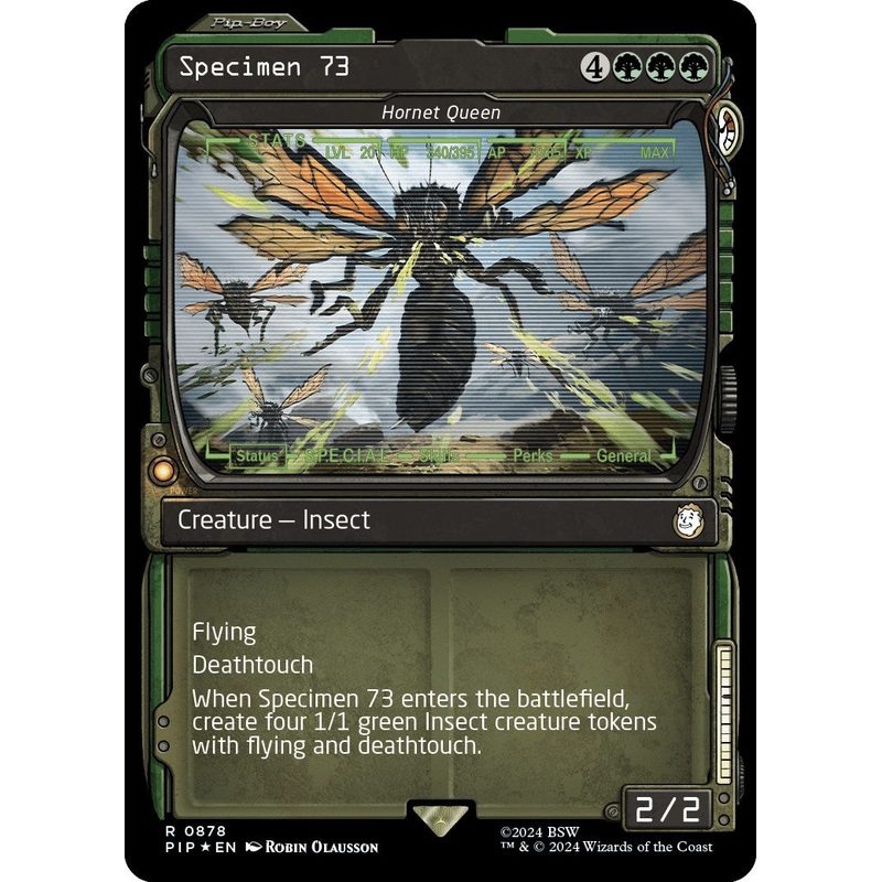 Specimen 73 - Hornet Queen (Showcase) (Surge Foil) [PIP - 878]