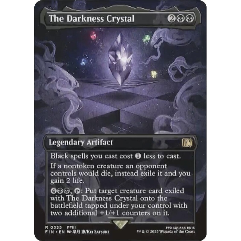 The Darkness Crystal (Borderless) [FIN - 335]
