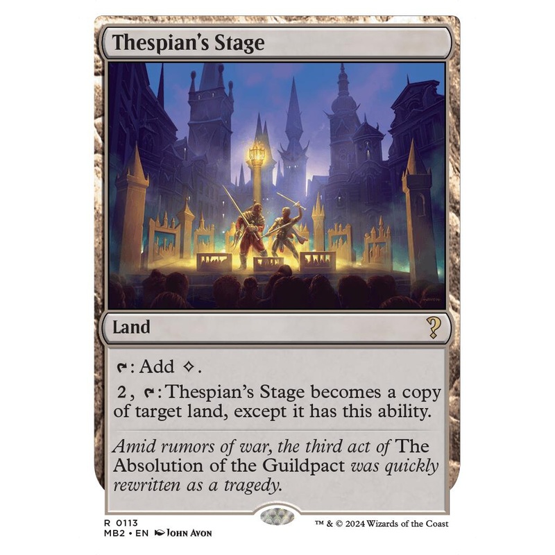 Thespian's Stage (White Border) [MB2 - 113]