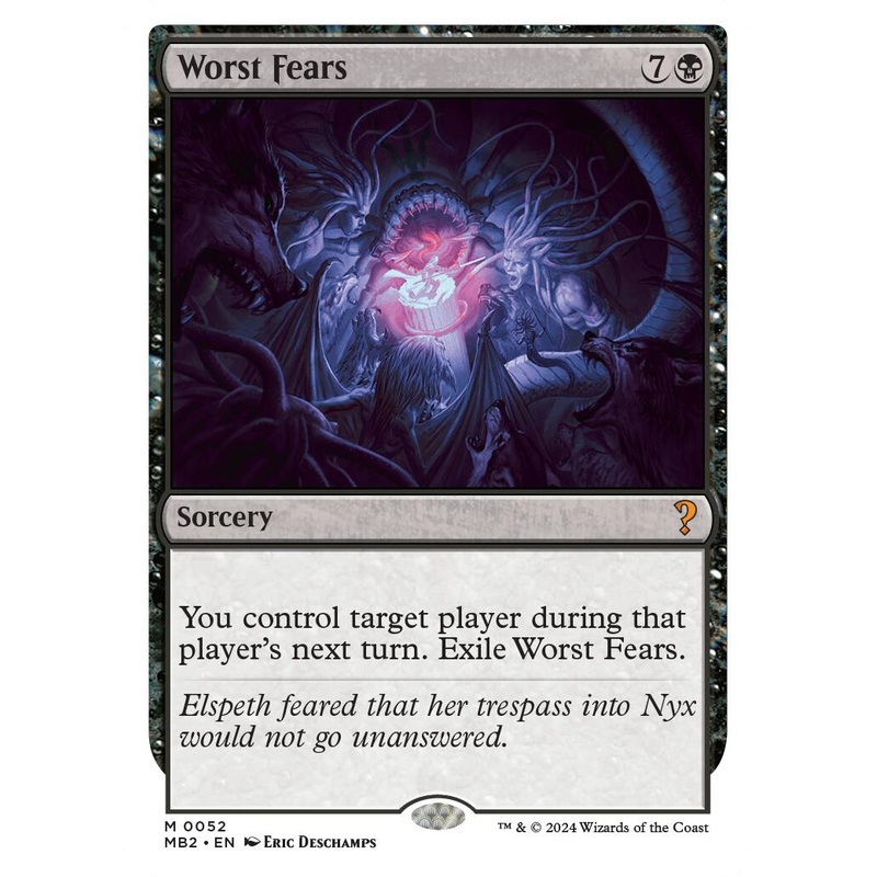 Worst Fears (White Border) [MB2 - 52]