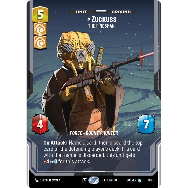 Zuckuss - The Findsman (Prestige Foil) [LOF - 1093]