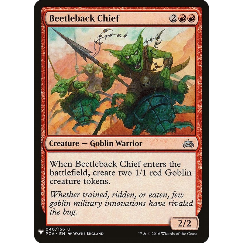Beetleback Chief [LIST - 40]
