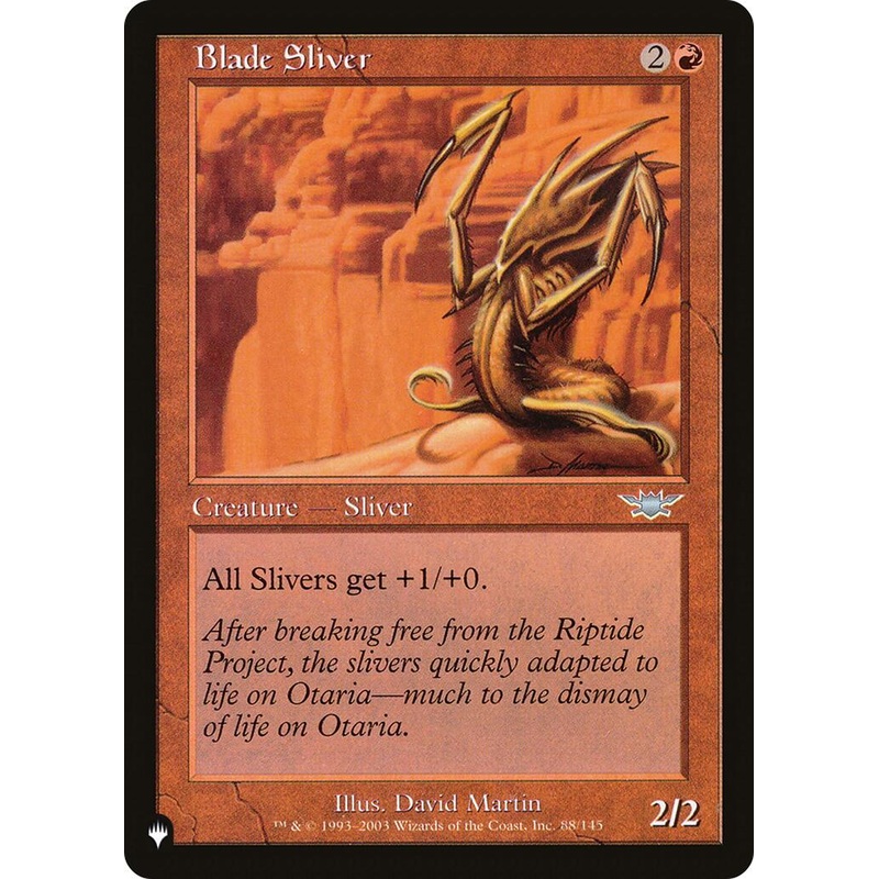 Blade Sliver [LIST - 88/145]