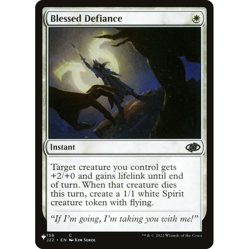 Blessed Defiance [LIST - 156/051]