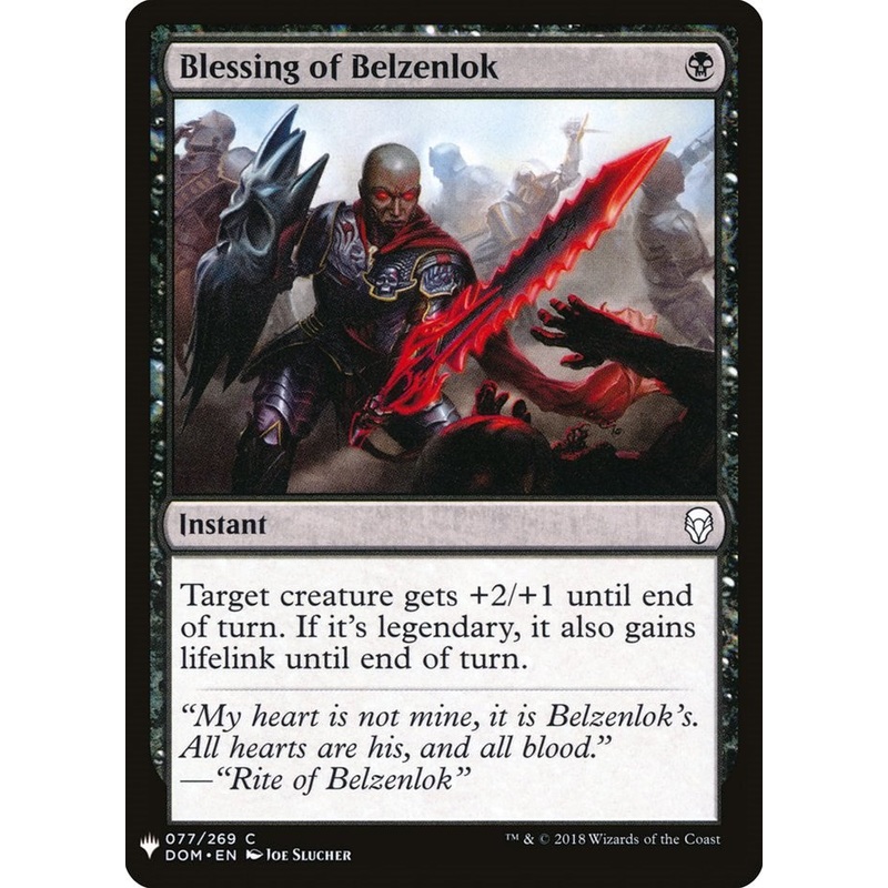 Blessing of Belzenlok [LIST - 77]