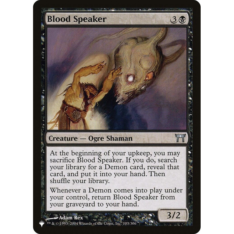 Blood Speaker [LIST - 103/306]