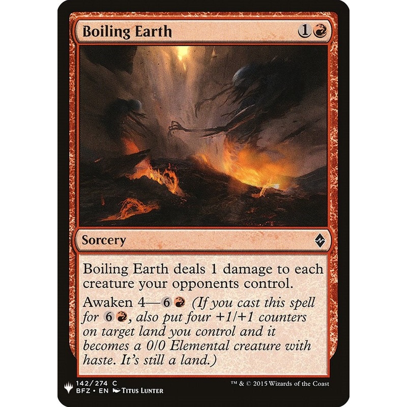Boiling Earth [LIST - 142]