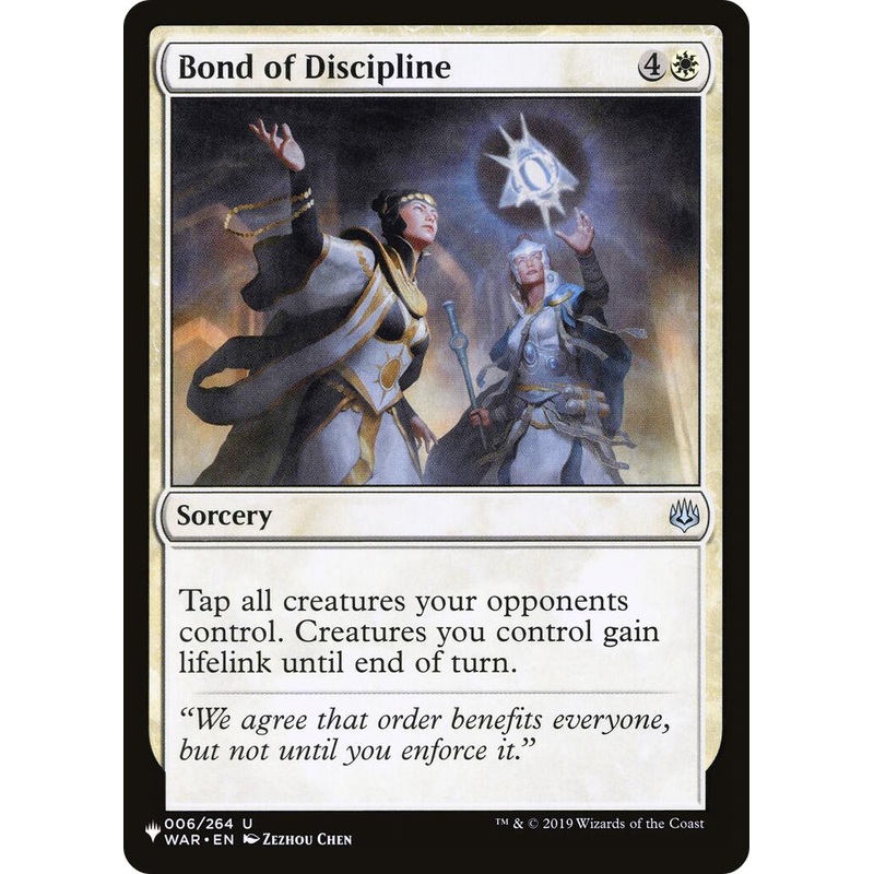 Bond of Discipline [LIST - 006/264]