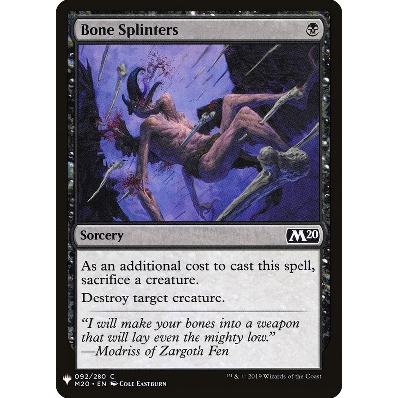 Bone Splinters [LIST - 92]