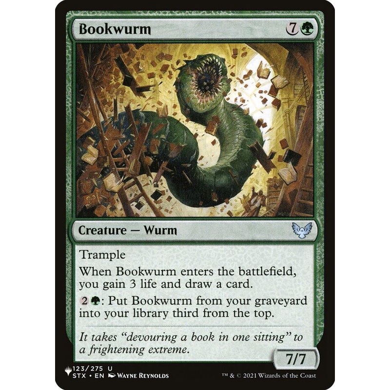 Bookwurm [LIST - 123/275]