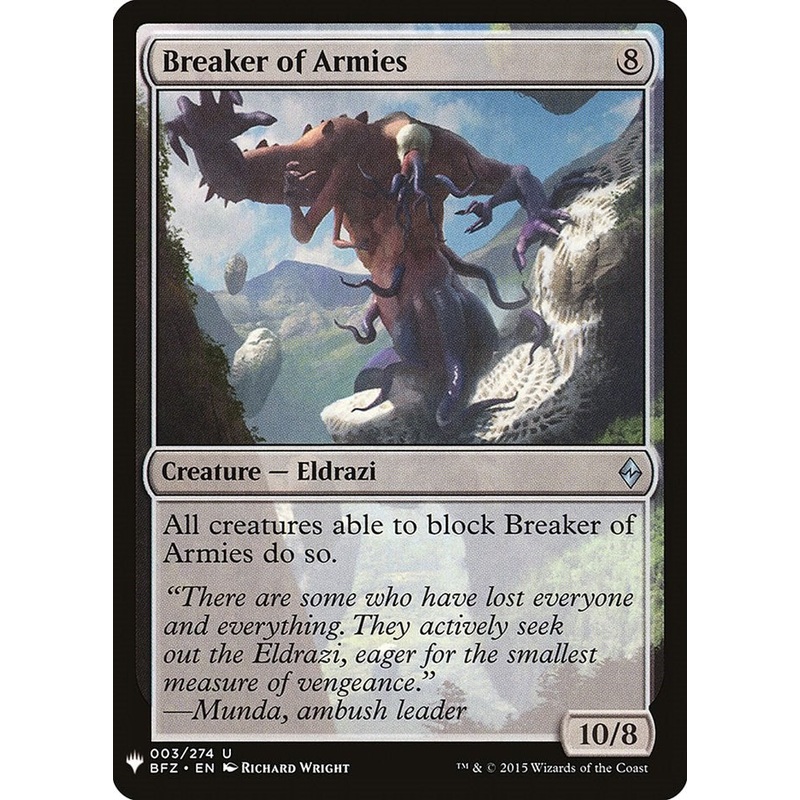Breaker of Armies [LIST - 3]