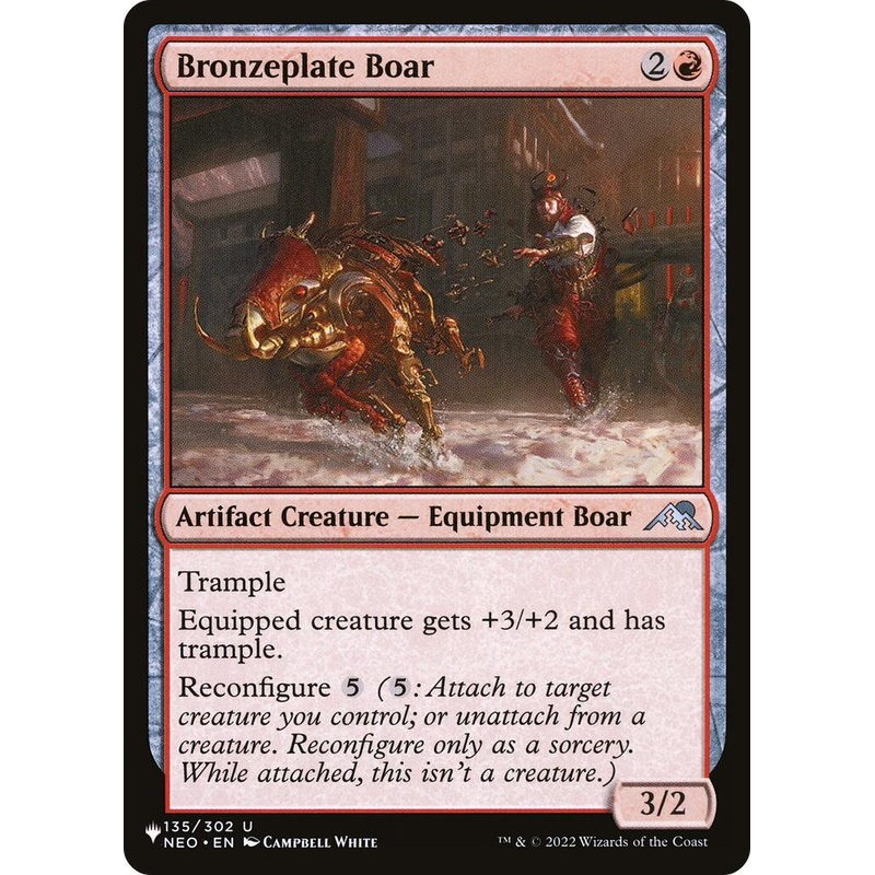 Bronzeplate Boar [LIST - 135/302]