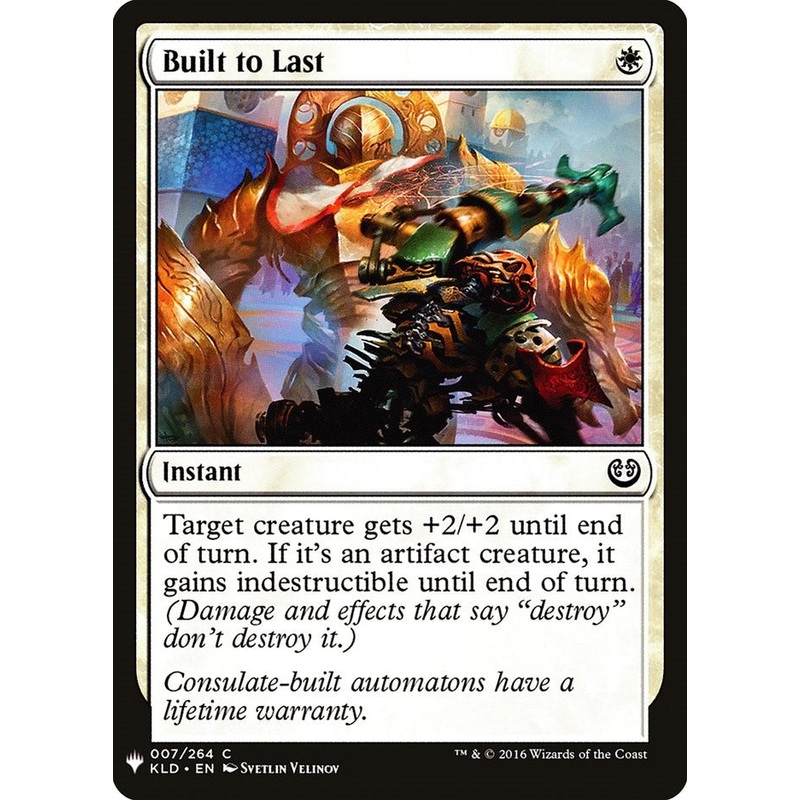Built to Last [LIST - 7]