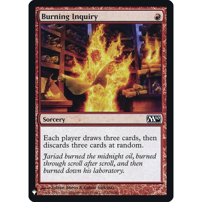 Burning Inquiry [LIST - 128]