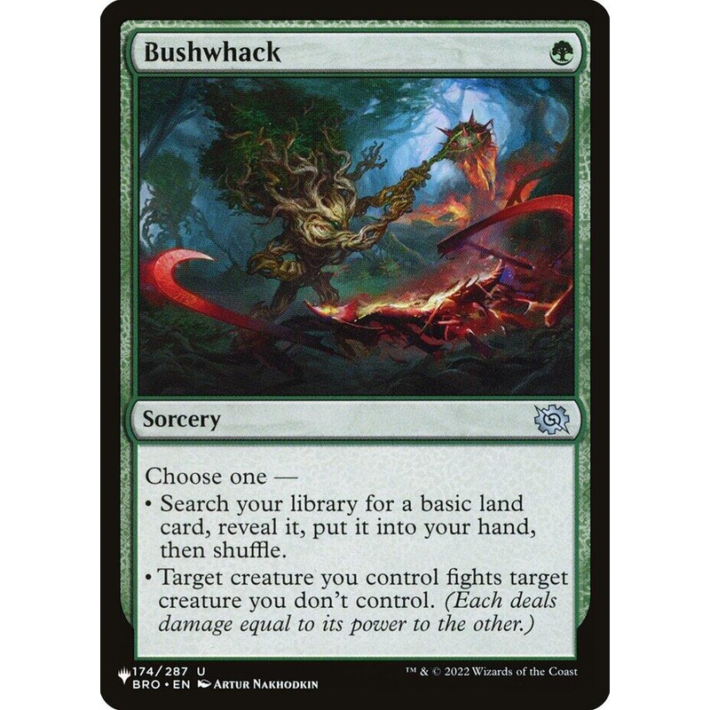 Bushwhack [LIST - 174/012]