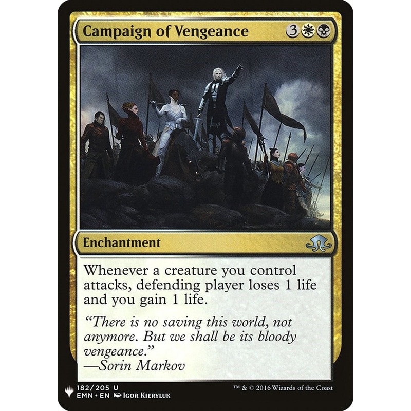 Campaign of Vengeance [LIST - 182]