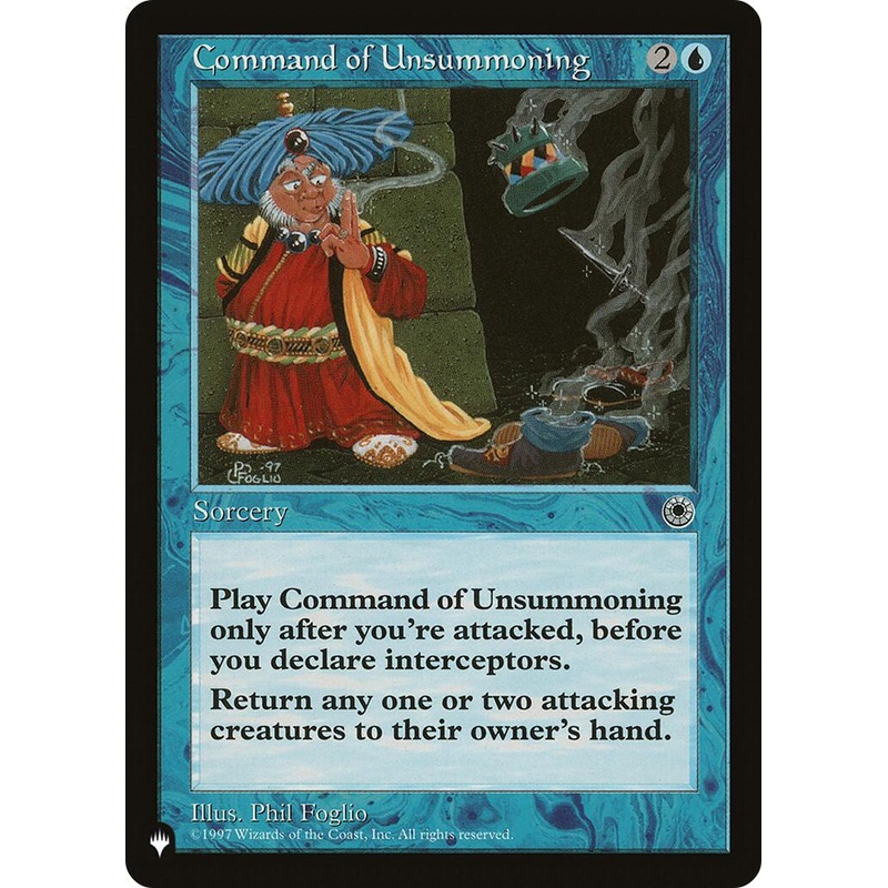 Command of Unsummoning [LIST]
