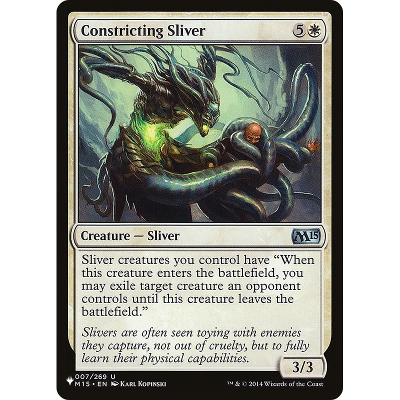 Constricting Sliver [LIST - 007/269]