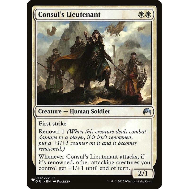 Consul's Lieutenant [LIST - 011/272]