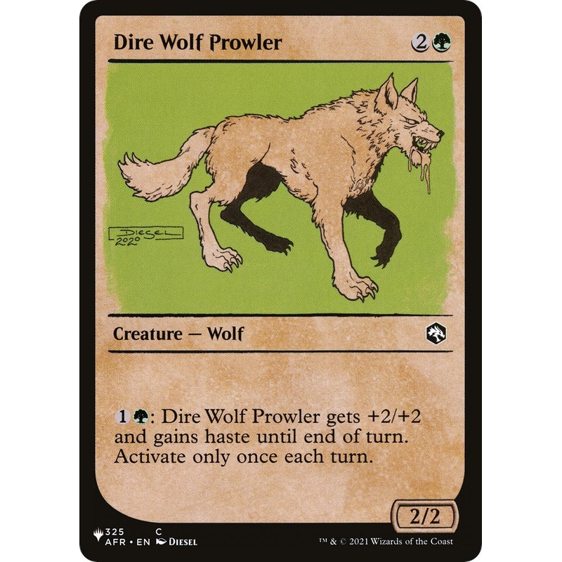 Dire Wolf Prowler (Showcase) [LIST - 325/281]