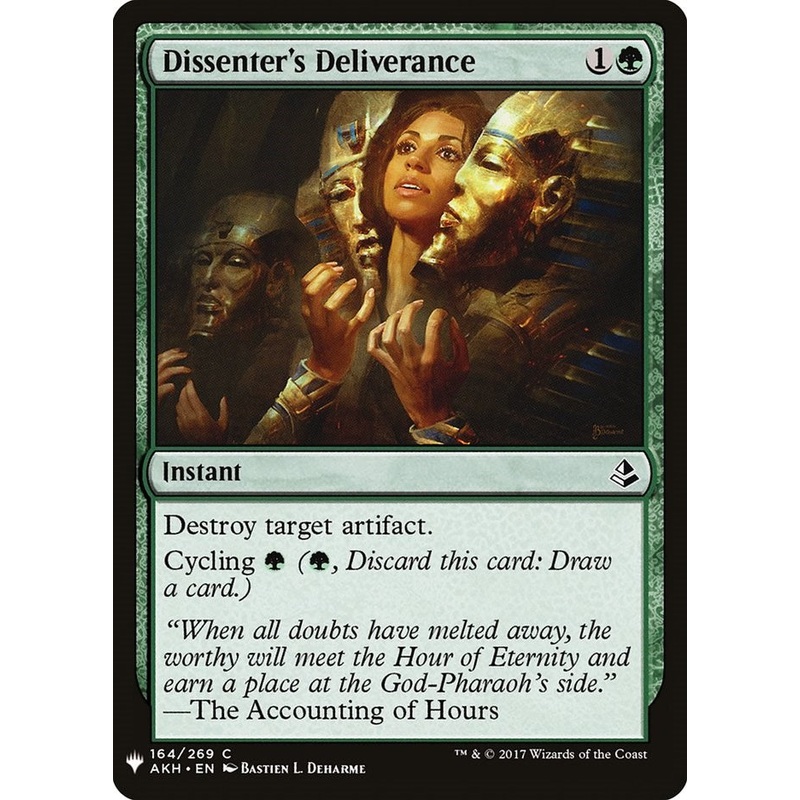 Dissenter's Deliverance [LIST - 164]