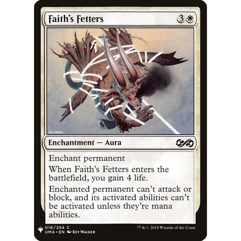 Faith's Fetters [LIST - 16]