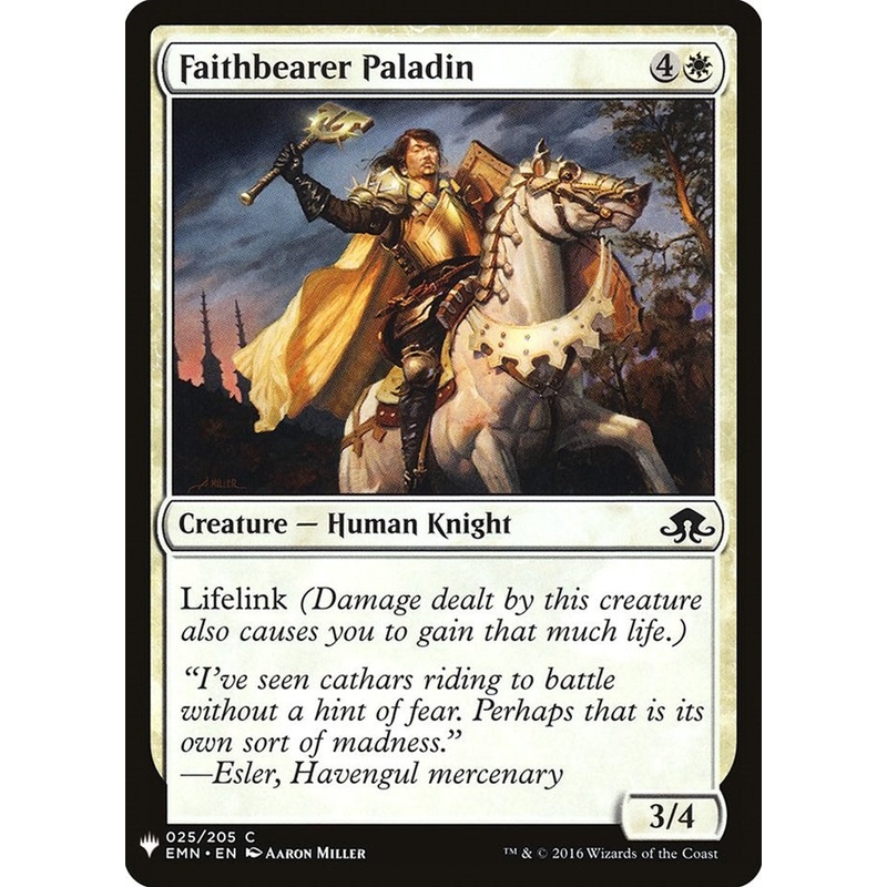 Faithbearer Paladin [LIST - 25]
