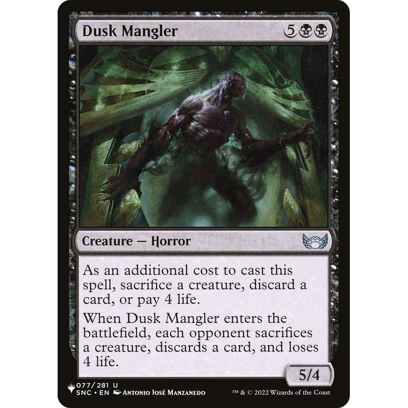Dusk Mangler [LIST - 077/281]