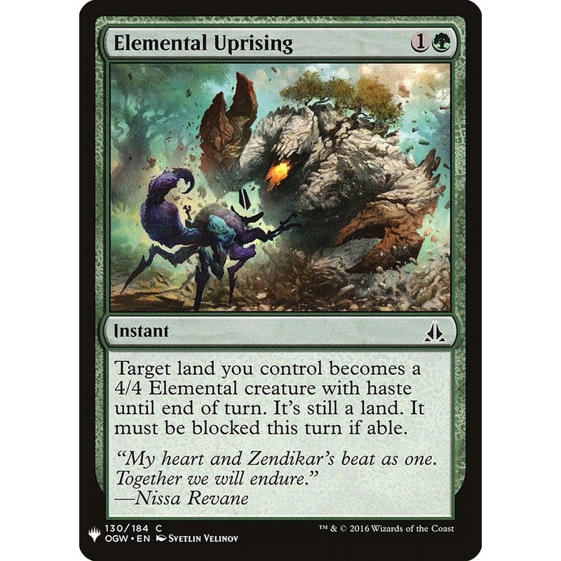 Elemental Uprising [LIST - 130]