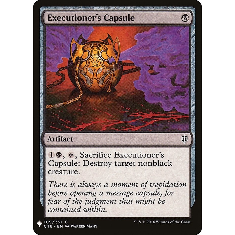 Executioner's Capsule [LIST - 109]